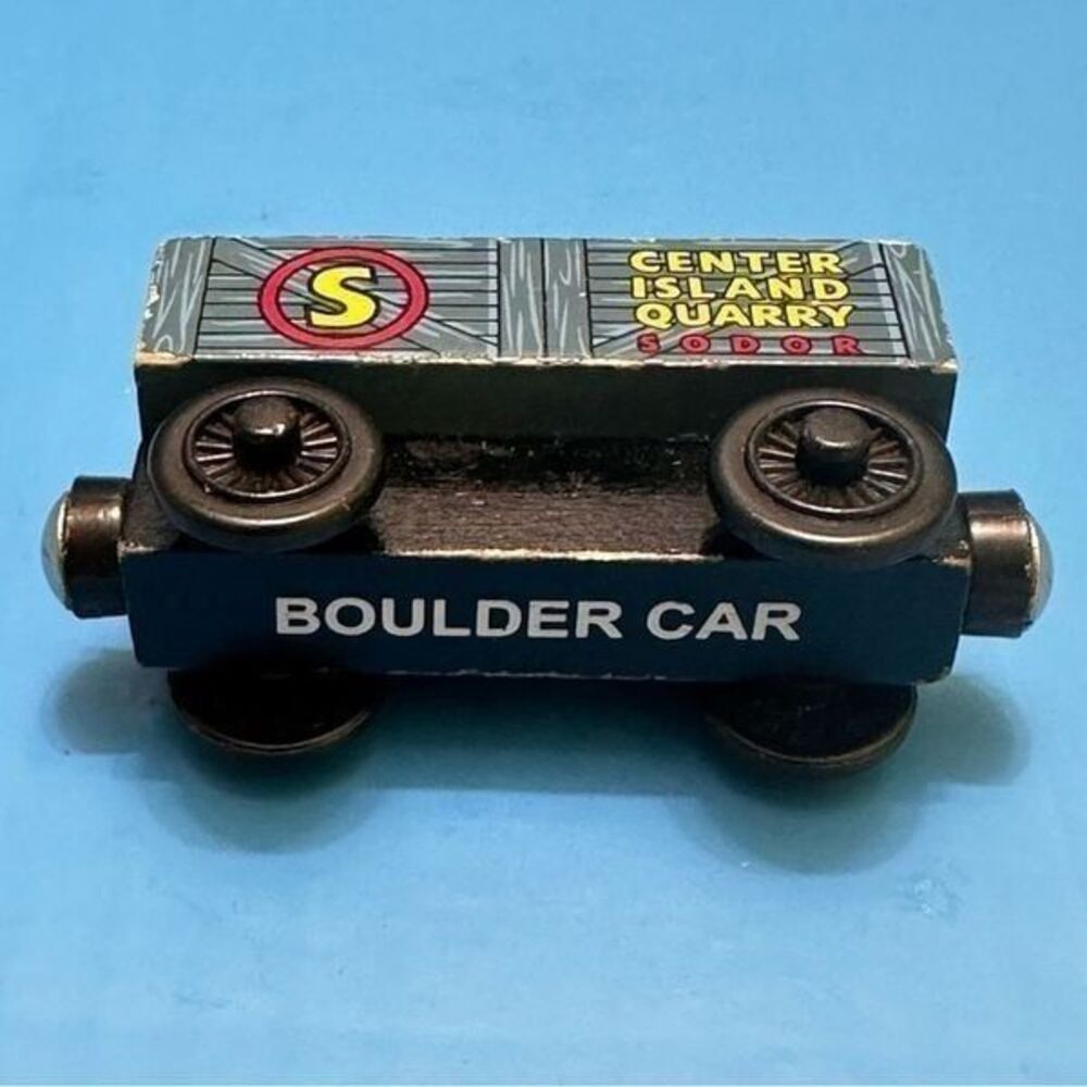 Thomas & Friends Wooden Railway BOULDER CAR Train - Picture 3 of 6